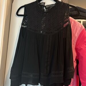 Black endless rose top excellent condition